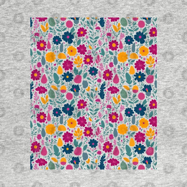 Floral Pattern Design by T-shirt US